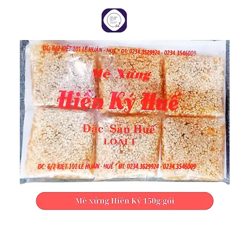 Mè xửng Hiền Ký đặc sản Huế nổi tiếng, 130g, date luôn mới