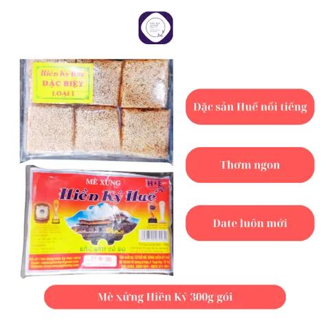 Mè xửng Hiền Ký đặc sản Huế nổi tiếng, 130g, date luôn mới