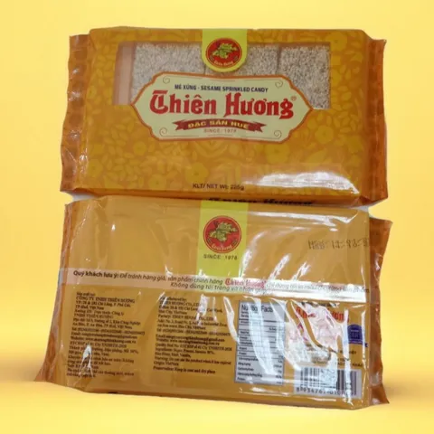 10 gói Mè xửng Thiên Hương vàng , đặc sản Huế nổi tiếng , date luôn mới