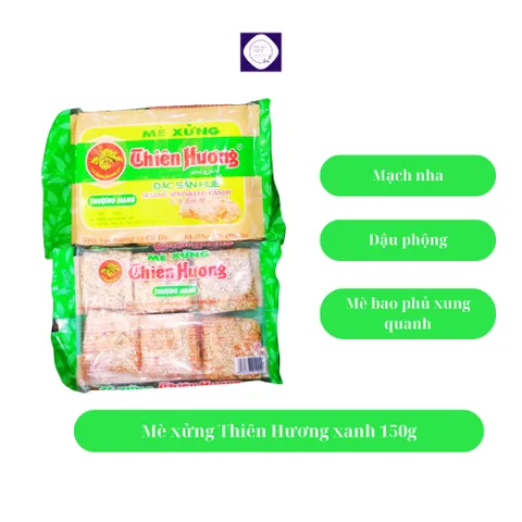 Mè xửng Thiên Hương gói màu xanh,150g, đặc sản Huế nổi tiếng, giá tốt