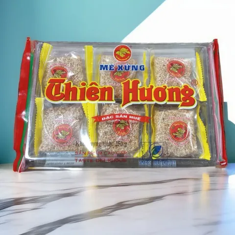 5 gói Mè xửng Thiên Hương, gói lớn sang trọng, 250g, phù hợp làm quà, đặc sản Huế, date luôn mới
