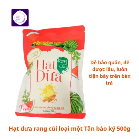 1kg Hạt dưa rang củi  loại một Tân Bảo Ký, hạt dưa chắc mẩy thơm ngon cho dịp Tết hay cho bạn nhâm nhi bên tách trà