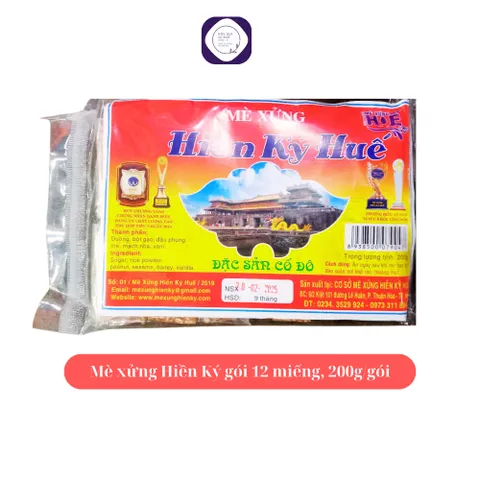 Mè xửng Hiền Ký gói 12 miếng, 200g giá tốt