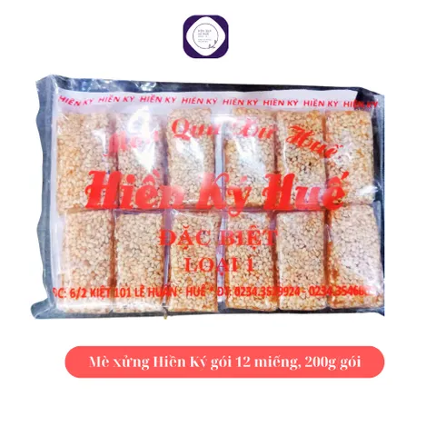 Mè xửng Hiền Ký gói 12 miếng, 200g giá tốt