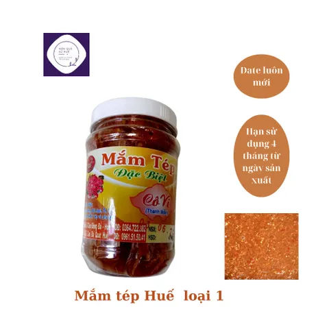 Mắm tép Huế Cô Vi, đặc biệt loại một, đặc sản Huế thơm ngon, hũ 500g