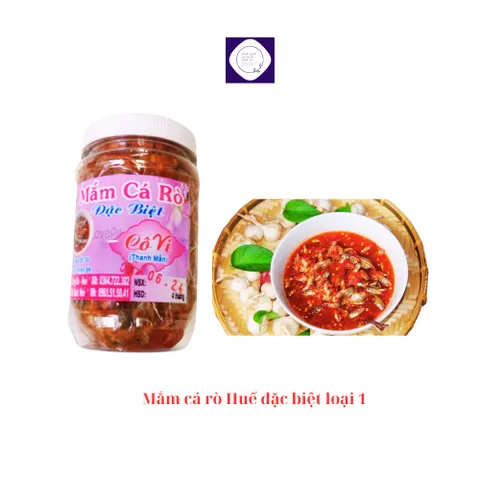 Mắm cá rò đỏ Cô Vi đặc biệt loại một, hũ 500g, mắm cá rò Huế