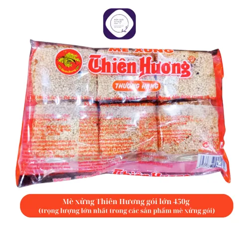 450g/gói Mè xửng Thiên Hương gói lớn, thương hiệu mè xửng Huế nổi tiếng, date luôn mới