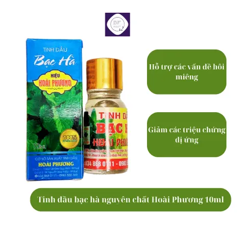 Tinh dầu bạc hà nguyên chất Hoài Phương 10ml