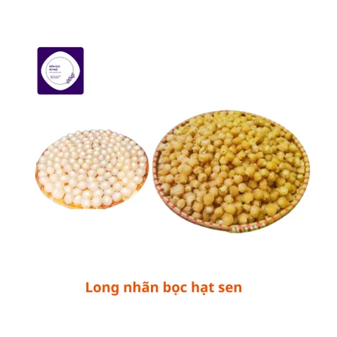 Long nhãn bọc hạt sen, nhãn ôm hạt sen thơm ngon, bổ dưỡng