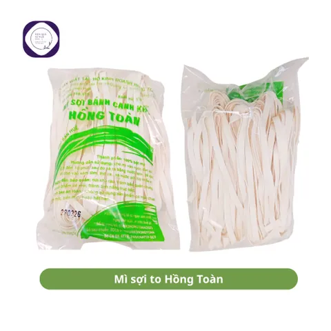 5 gói Mì sợi to Hồng Toàn, đặc biệt thơm ngon, bánh canh khô, mì sợi khô loại ngon