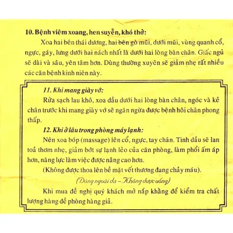 (Chính hãng) 5 Dầu xoa bóp massage Cung Đình  Huế  60ml,chiết xuất từ vị thuốc bắc,nhanh chóng hết mệt mỏi đau nhức