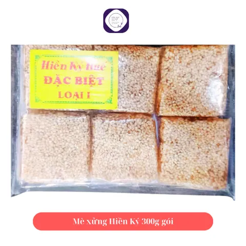 5 gói kẹo  xửng Hiền Ký 1,5kg (300g/gói), mè xửng Huế được chứng nhận hàng Việt nam chất lượng cao