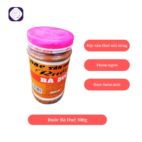 Hũ 300g Ruốc Bà Duệ ngon, đặc sản Huế nổi tiếng, date luôn mới