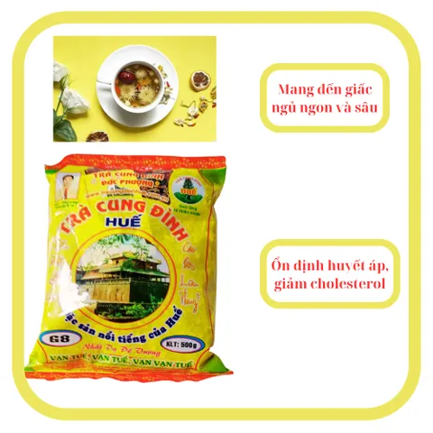 Trà Cung Đình Huế một gói 1kg, 500g, 250g