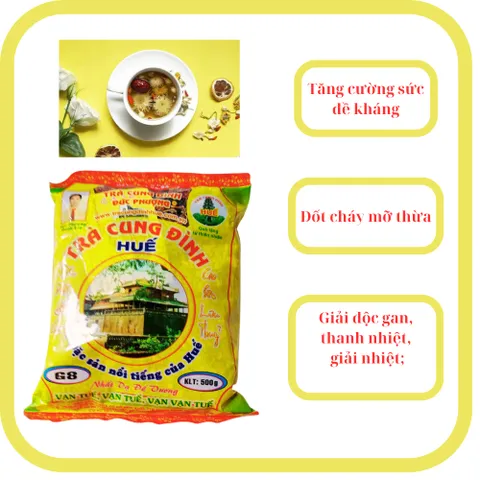 Trà Cung Đình Huế một gói 1kg, 500g, 250g