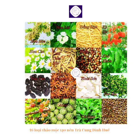 Trà Cung Đình Huế một gói 1kg, 500g, 250g