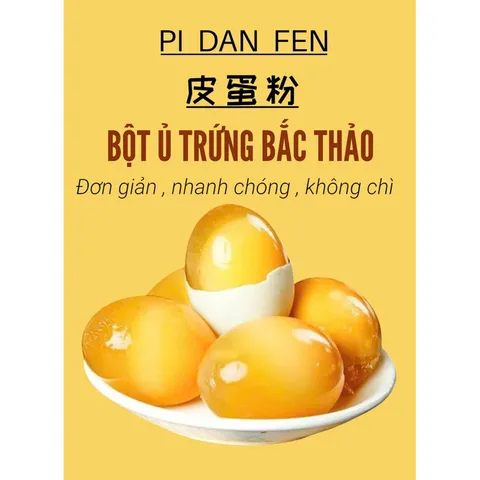 BỘT Ủ TRỨNG BẮC THẢO 1KG LÀM ĐƯỢC 230 -250 trứng vịt