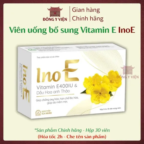 Viên Uống Ino E Của Ích Nhân Bổ Sung Vitamin E, Hỗ Trợ Làm Đẹp Da 30 Viên