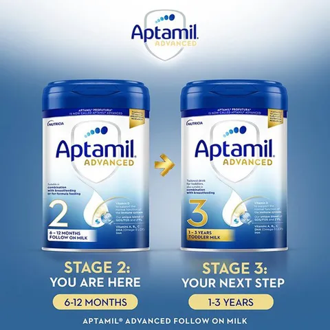 [Exp 2027] Sữa Aptamil Advanced UK Anh Quốc Số 1, 2, 3 - Sữa Bột Công Thức 800g