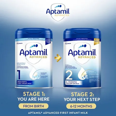 [Exp 2027] Sữa Aptamil Advanced UK Anh Quốc Số 1, 2, 3 - Sữa Bột Công Thức 800g