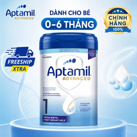Sữa Bột Aptamil Advanced Trọn Bộ Số 1,2,3 - Công Thức Tiên Tiến Đẳng Cấp Cho Bé Yêu