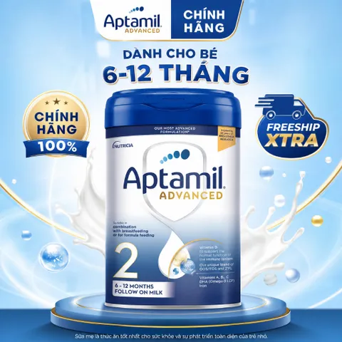 Sữa Bột Aptamil Advanced Trọn Bộ Số 1,2,3 - Công Thức Tiên Tiến Đẳng Cấp Cho Bé Yêu