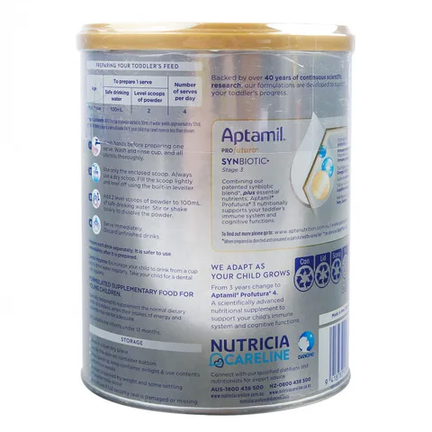Sữa Bột Aptamil Úc Pro Futura Số 3 900g Dễ Uống