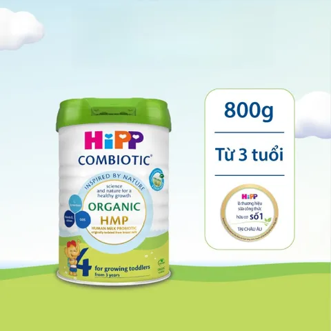 Sữa bột công thức HiPP Organic Combiotic Đủ Số