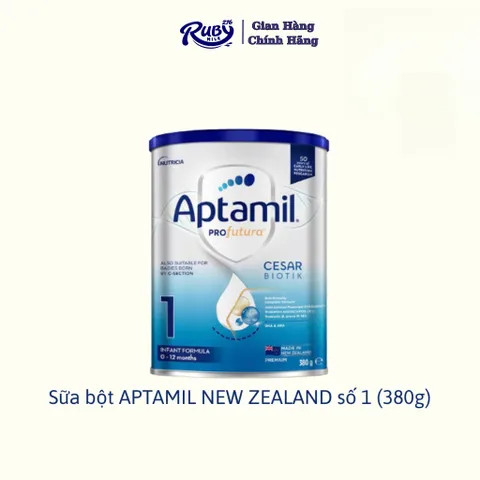 [NHẬP KHẨU CHÍNH HÃNG] Sữa bột Aptamil Profutura Cesarbiotik New Zealand hộp thiếc số 1 (380g)
