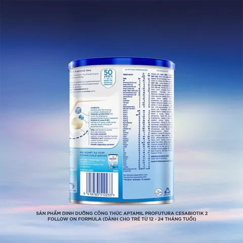 Sữa bột Aptamil Profutura Cesarbiotik New Zealand số 2 - Synbiotic đặc chế