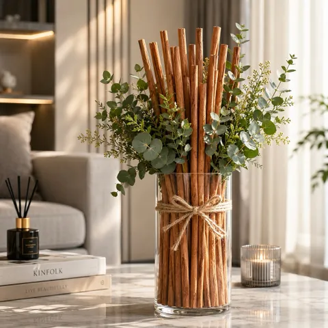 1kg Quế Thanh Sáo 35-45cm Decor, Trang Trí, Nấu Ăn, Pha Trà - Quế Văn Yên Loại 1 Thơm Cay Đậm Đà