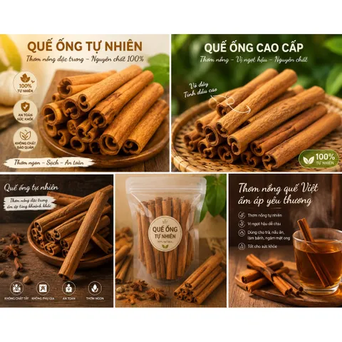 2kg Quế Thanh Sáo Văn Yên Chính Gốc Thơm Cay Nhiều Tinh Dầu - Nấu Phở, Pha Trà, Decor