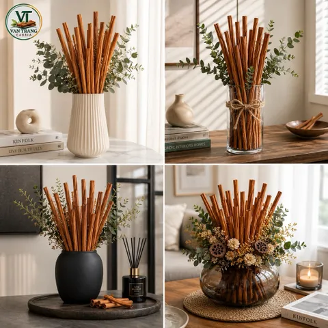 500g Quế Ống Sáo Cắt Theo Yêu Cầu Pha Trà, Nấu Ăn, Decor Không Gian - Quế Văn Yên Thơm Cay Ngọt Hậu