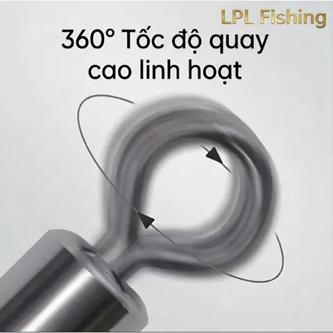 (combo 10-20 khóa) Khóa Link Câu Cá Số 8 Buộc Trục Câu Đài Câu Đơn Chống Xoắn Cao Cấp