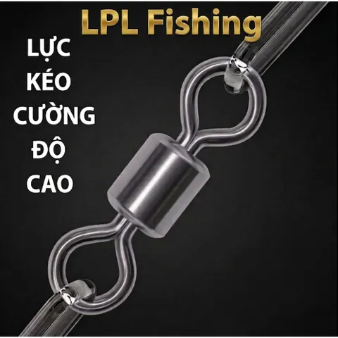 (combo 10-20 khóa) Khóa Link Câu Cá Số 8 Buộc Trục Câu Đài Câu Đơn Chống Xoắn Cao Cấp