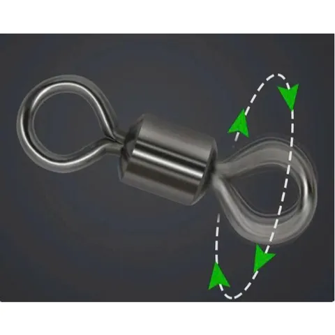 (combo 10-20 khóa) Khóa Link Câu Cá Số 8 Buộc Trục Câu Đài Câu Đơn Chống Xoắn Cao Cấp