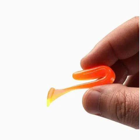 (COMBO 10-20)mồi mềm đuôi T 7cm cao cấp nhạy cá câu lure tặng lưỡi Jighead miễn phí phù hợp cho nhiều loại cá