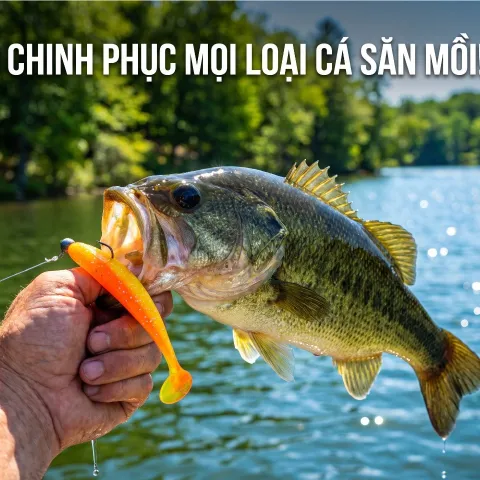 (COMBO 10-20)mồi mềm đuôi T 7cm cao cấp nhạy cá câu lure tặng lưỡi Jighead miễn phí phù hợp cho nhiều loại cá