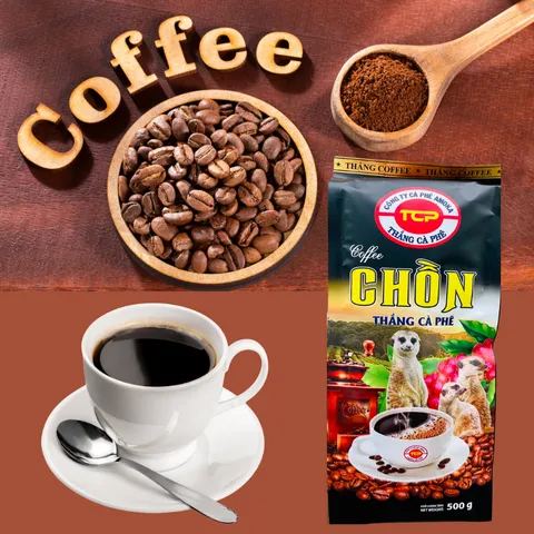 [Combo 1kg] Cà Phê Chồn Nâu Thắng Coffee Chồn LK Hoa Socola