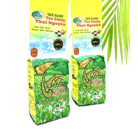 Chè xanh Thái Nguyên 500g trà xanh hút chân không vị ngọt thanh