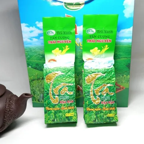 Chè xanh Thái Nguyên 500g trà xanh hút chân không vị ngọt thanh