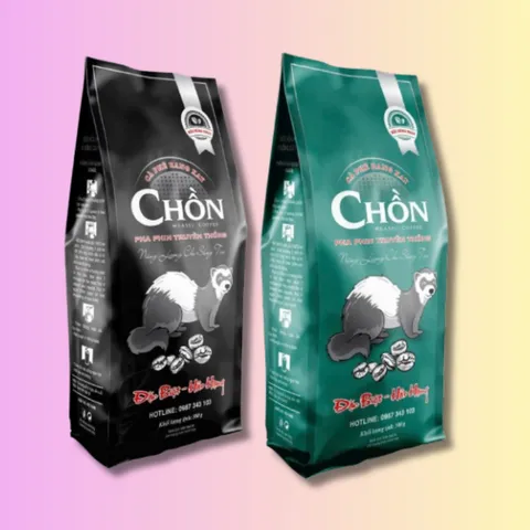 Cà Phê Chồn Nâu Pro Gói 500gr Di sản thể chất nhẹ, vị đắng dịu dùng pha phin