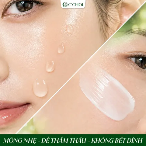 Combo dưỡng ẩm, sáng da, chống nhăn da, hỗ trợ làm mờ các dấu hiệu lão hóa da C'Choi