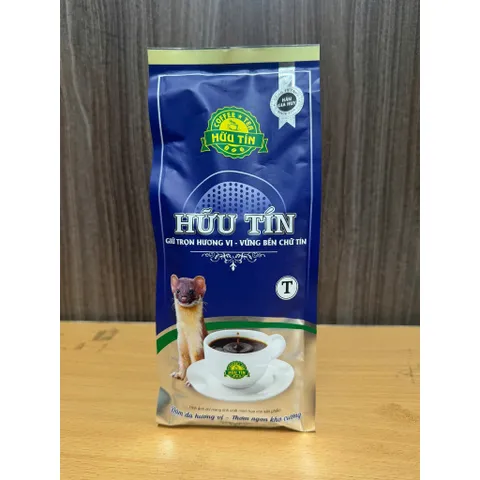 Cà Phê Hữu Tín Hương Chồn 500g, Rang Xay Nguyên Chất, Pha Phin Chuẩn Gu