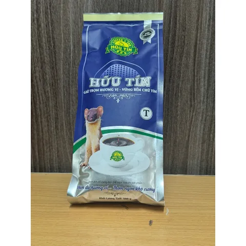 Cà Phê Hữu Tín Hương Chồn 500g, Rang Xay Nguyên Chất, Pha Phin Chuẩn Gu