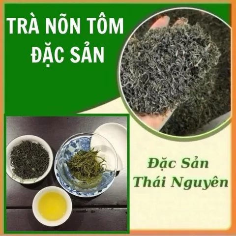 Trà NÕN TÔM Đặc Sản Thái Nguyên - Nước Xanh Đậm Vị Trà Ngọt Hậu