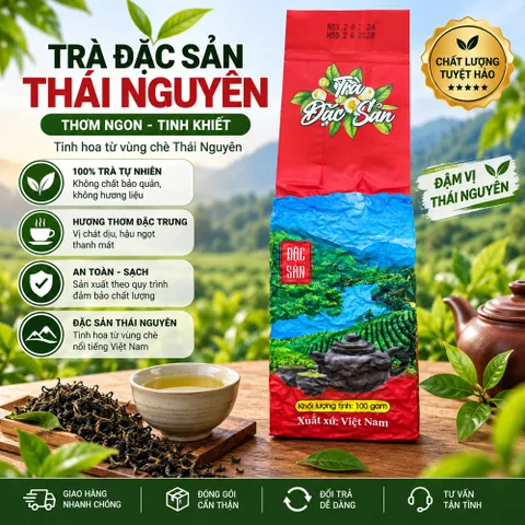Trà NÕN TÔM Đặc Sản Thái Nguyên - Nước Xanh Đậm Vị Trà Ngọt Hậu