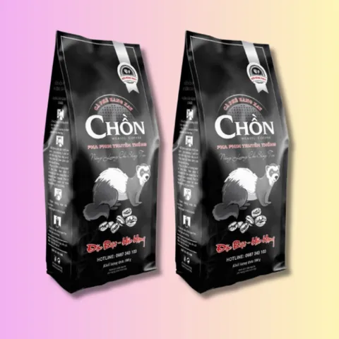 Cà Phê Chồn 500g Nâu Hương Thơm Ngon Mới, Cafe Chồn Nâu 500g Thơm Ngon Hương Sánh Béo