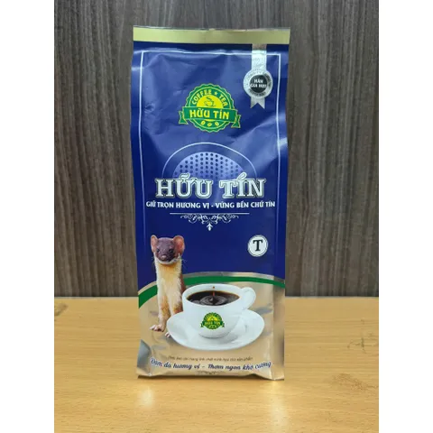 Cà Phê Hữu Tín Hương Chồn 500g, Rang Xay Nguyên Chất, Pha Phin Chuẩn Gu