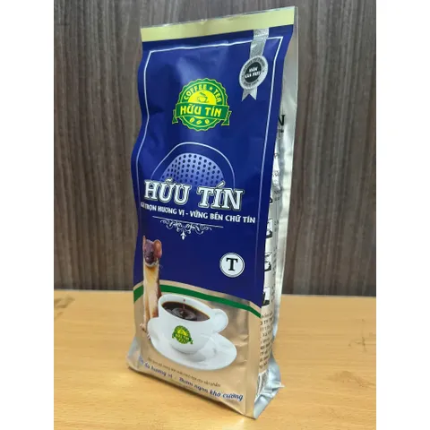 Cà Phê Hữu Tín Hương Chồn 500g, Rang Xay Nguyên Chất, Pha Phin Chuẩn Gu